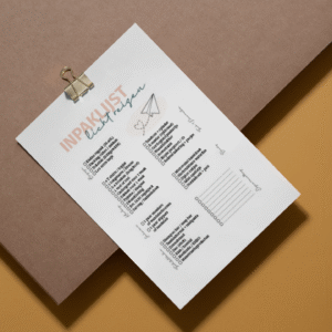 Inpaklijst | licht reizen